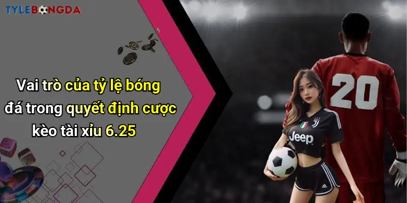 Vai trò của tỷ lệ bóng đá trong quyết định cược kèo tài xỉu 6.25