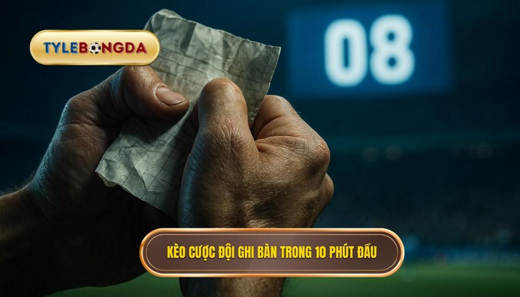 Kèo cược đội ghi bàn trong 10 phút đầu